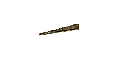 CHASSIS RIDE HEIGHT GAUGE STEPPED 2 TO 15MM BLACK GOLDEN
