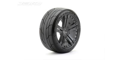 Jetko EX Super Sonic 1:8 Buggy Belted Tyre Black Wheels 17mm Hex (2)