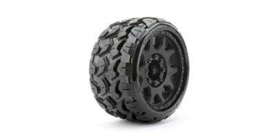 Extreme Tyre for Maxx Low Profile Tomahawk Belted 3.8" Black Rim (2)