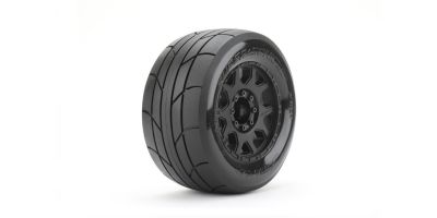 Extreme Tyre MT Slicks Super Sonic Belted 3.8" 17mm Black Rims (2)
