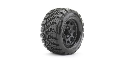 Extreme Tyre MT King Cobra on TRX Rustler/Hoss Black Rims