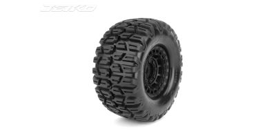 Jetko EX Tyre XMT Slayer Belted Black Wheel 24mm Xmaxx & Kraton (2)