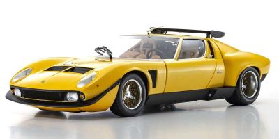 Kyosho 1:18 Lamborghini Miura SVR 1970 Yellow-Black
