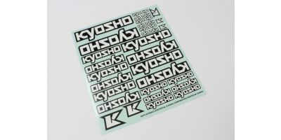 Dekorbogen Kyosho Logo (235x210mm)