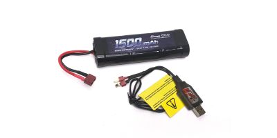 COMBO Ladegeraet  USB-Akku1500 (72203D+GE2-1500-1D) Deans 