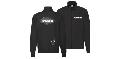 Kyosho Sweatshirt Schwarz mit Reissverschluss K23 - XL