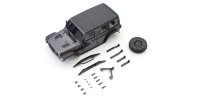 Karosserie  Jeep Wrangler Rubicon Mini-Z 4X4 MX01 Grey
