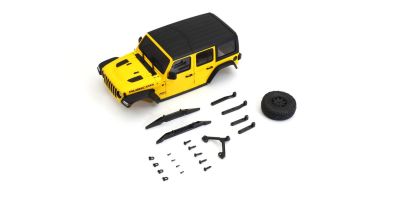 Karosserie  Jeep Wrangler Rubicon Mini-Z 4X4 MX01 Gelb
