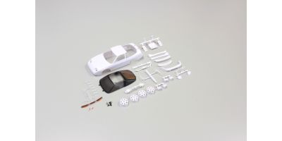 Karosserie Nissan Silvia 180SX Mini-Z + Felgen 4WD Ohne Lackierung