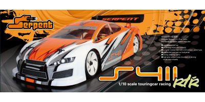 SERPENT S411 RTR 1:10 4WD TOURING-CAR