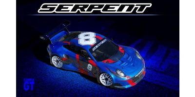 SERPENT COBRA GT-E LW1/8 RACE ROLLER WITHOUT ELECTRONIC + LWB BODY