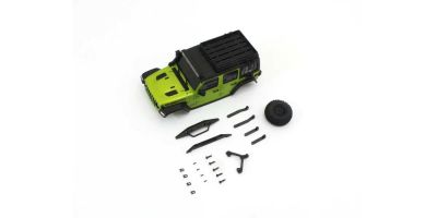 Karosserie  Jeep Wrangler Rubicon Mini-Z 4X4 MX01 Green 