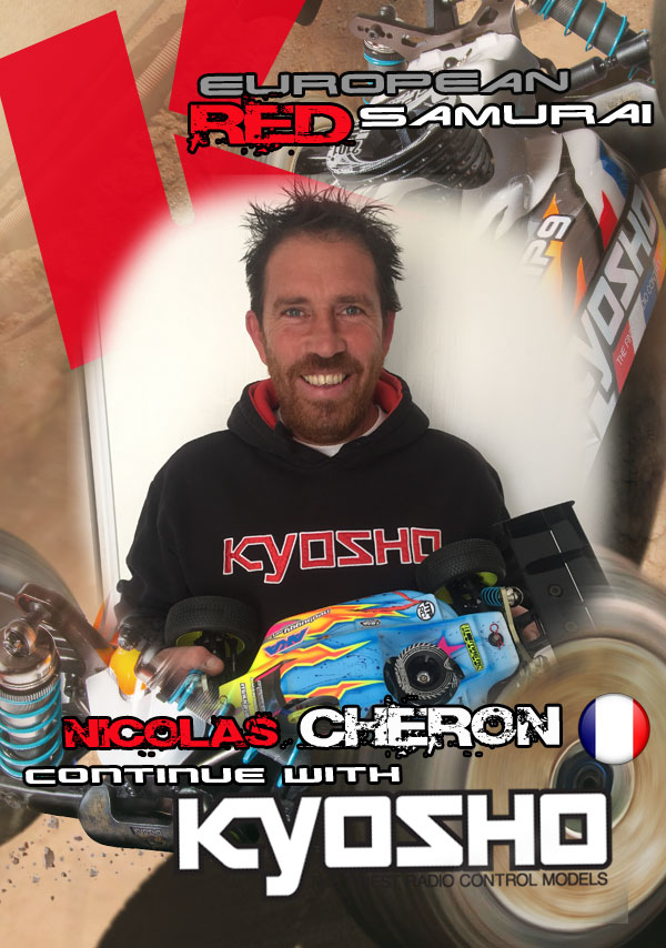[:en]Nicolas Chéron continues with Team Kyosho Europe[:fr]Nicolas Chéron continue avec le Team Kyosho Europe[:de]Nicolas Chéron continues with Team Kyosho Europe[:]