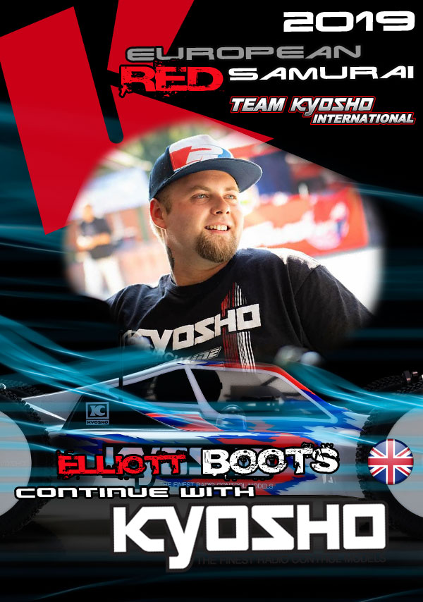Elliott Boots continues with Team Kyosho International