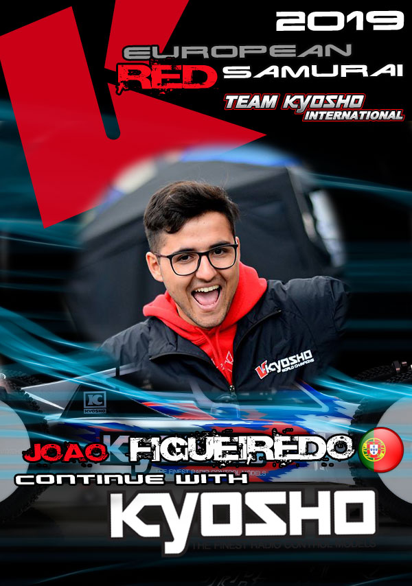Joao Figueiredo continues with Team Kyosho International