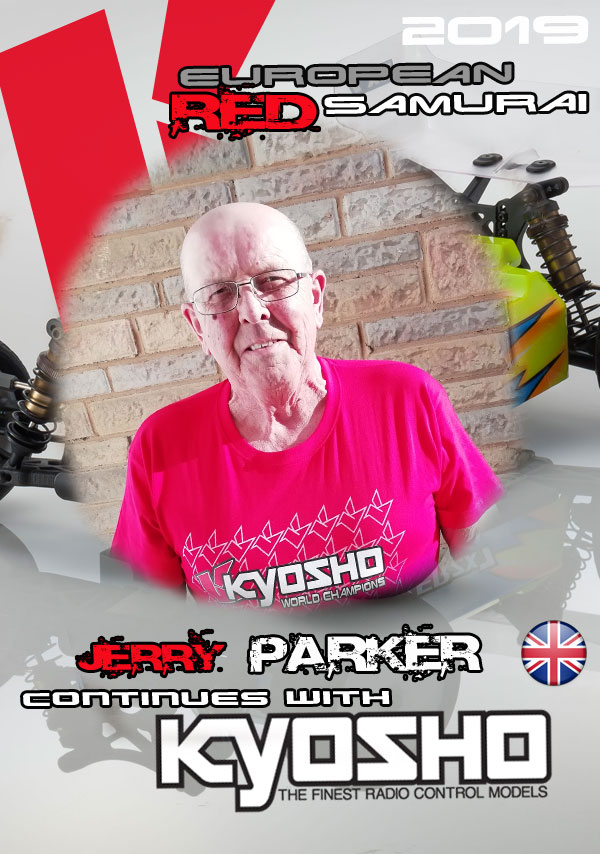 Jerry Parker continues with Kyosho for 2019